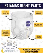 Overnight Slip-On Diaper Pants for Swaddler Babies -Disposable Leakproof Nappy Pants for Maximum 15hr Protection and Dry Night - Size 5 Junior (24-44Lbs, 24 Count) - Image 2